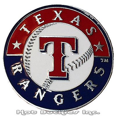 Licensed Texas Rangers Belt Buckle